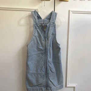 GAP Kids Blue Striped Overalls